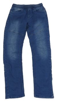 Modré teplákové skinny rifle Y.F.K.