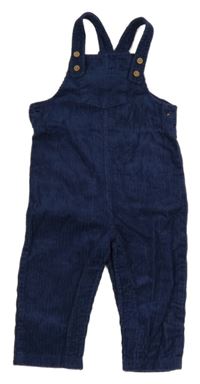 Tmavomodré laclové manšestráky M&S