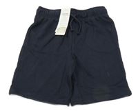 Nové - tmavomodré teplákové kraťasy George