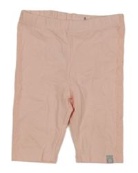 Svetloružové crop legíny s čipkou Liegelind