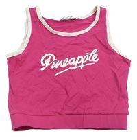 Ružový crop top s nápisom zn. Primark