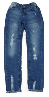 Modré rifle s prodíráním zn.John Baner