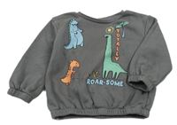 Sivá mikina s diny Primark