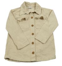 Béžová menšestrová košeľová bunda Disney