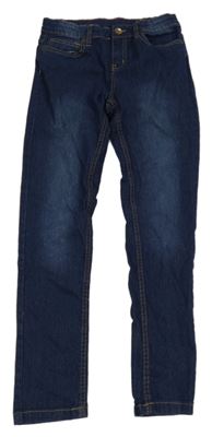 Tmavomodré skinny rifle X-mail