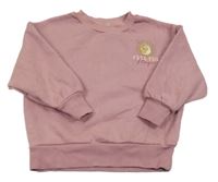 Staroružová mikina s potlačou a nápismi Matalan