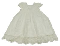 Bílé tylové šaty s květy Kiki&Koko