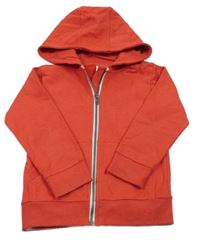 Červená prepínaci mikina s kapucňou Urban