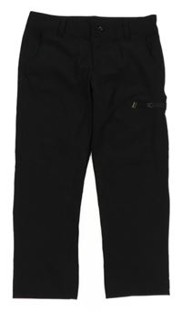 Černé sofsthellové kalhoty Kuniboo