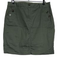 Dámska khaki plátenná sukňa George