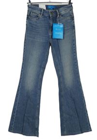 Nové - Dámské světlemodré zvonové rifle M.i.j. Jeans 