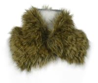 Nové - Dámsky béžový kožušinový golier H&M