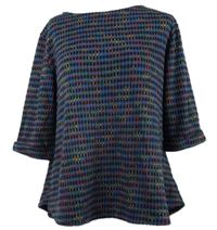 Dámský tmavomodrý vzorovaný svetr Apricot 