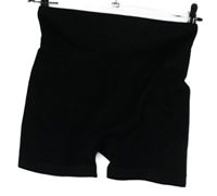 Nové - Dámské černé elastické sportovní kraťasy H&M