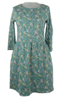 Dámské mátové bavlněné šaty se sovami Cath Kidston 