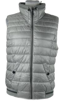 Dámská šedá šusťáková zateplená vesta Gerry Weber 