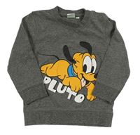 Sivá mikina s Plutem Disney