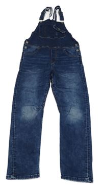 Modré laclové rifle H&M