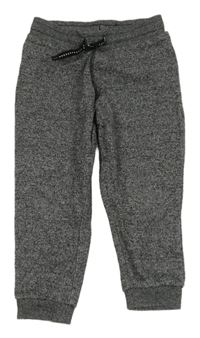 Černo-bílé melírované tepláky H&M