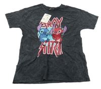 Nové - černo-šedé tričko se Stichem Primark