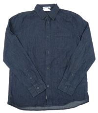 Tmavomodrá košile H&M