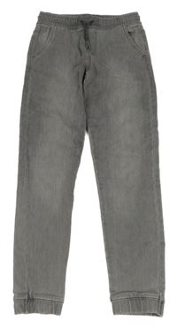 Šedé teplákové cuff rifle Denim Co.
