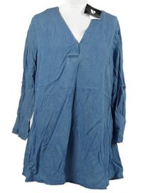 Nové - Modrá šatová tunika riflového vzhledu V by Very 