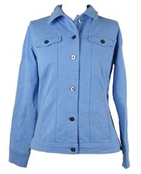 Dámský modrý teplákový kabátek D&Co.