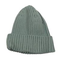 Zelenošedá žebrovaná čepice H&M