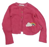 Ružový prepínaci sveter s mrakem M&S