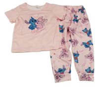 Světlerůžové pyžamo se Stitchem 