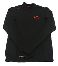 Černé thermo triko se stojáčkem Sondico