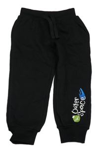 Čierne tepláky s nápisom Kiki&Koko