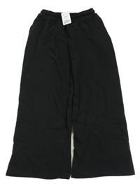 Nové - Černé široké tepláky Next