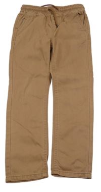 Hnědé plátěné kalhoty Denim Co.