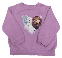 Fialovorůžová mikina - Ledové království H&M