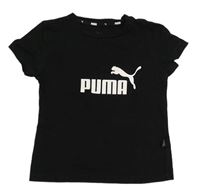 Černé tričko s logem Puma