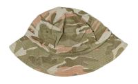 Béžovo-růžový army klobouček