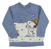 Modro-biela mikina so Snoopym H&M