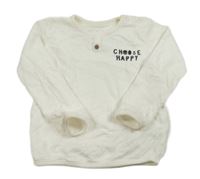 Smotanový ľahký sveter so slonom George