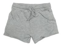 Sivé melírované teplákové kraťasy F&F