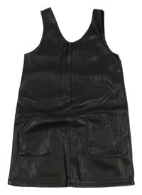 Čierne koženkové šaty Primark