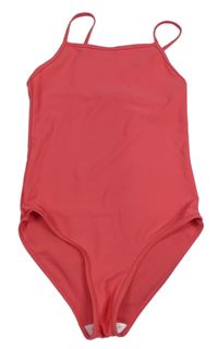 Růžové jednodílné plavky Kiabi 