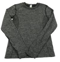 Sivé melírované funkčné tričko Yigga