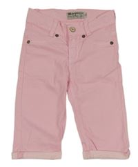 Světlerůžové capri rifle Blue Effect 