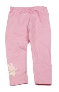 Svetloružové legíny so zajačikom So Cute