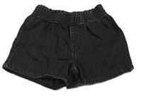 Antracitové riflové kraťasy H&M