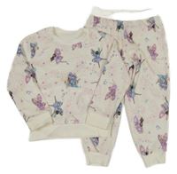 Smotanové plyšové pyžama s vílami F&F