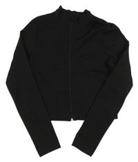 Čierna prepínaci crop mikina New Look