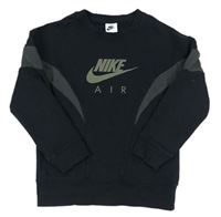 Černo-tmavošedá mikina s logem Nike